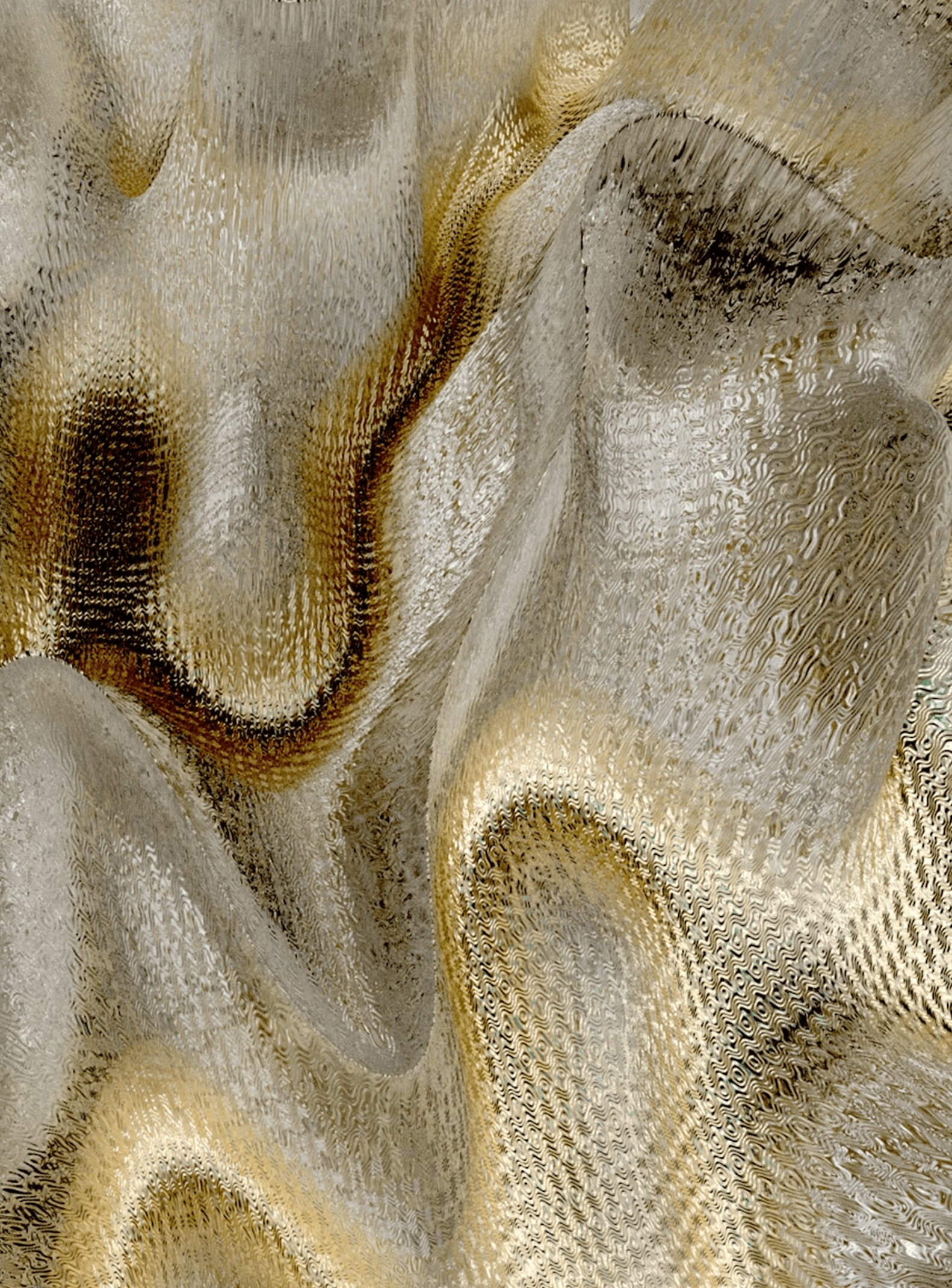 Texture dorée abstraite symbolisant l’engagement et la solidité